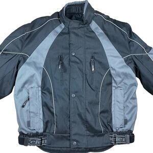 XElement Men’s Black Mesh Armor Motor Cycle Jacket Size 3XL